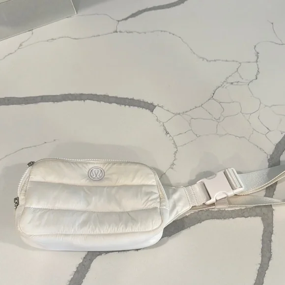 lululemon athletica | Bags | Lululemon Athletica Quilted White Crossbody Bag  | Poshmark